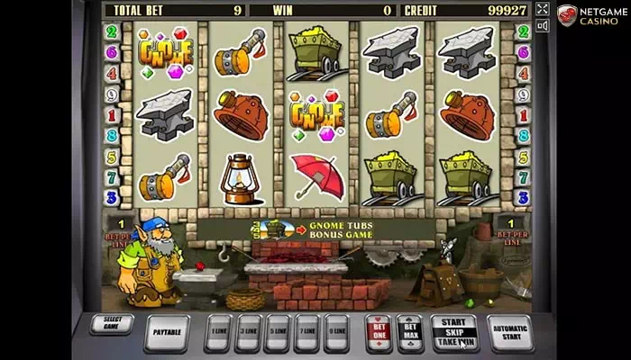 Игровой автомат Gnome | Обзор видеослота от компании Igrosoft
